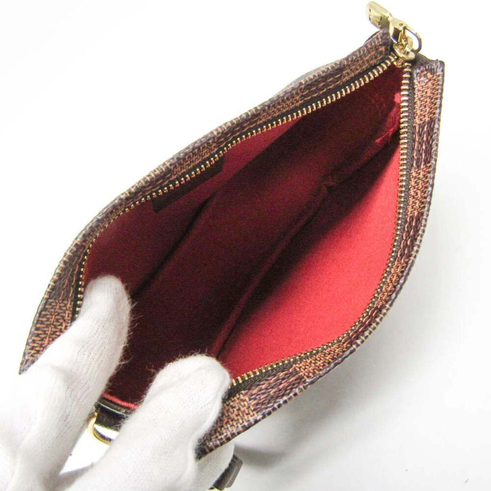 LOUIS VUITTON Authentic Brown Damier Pouch - Picture 3 of 12